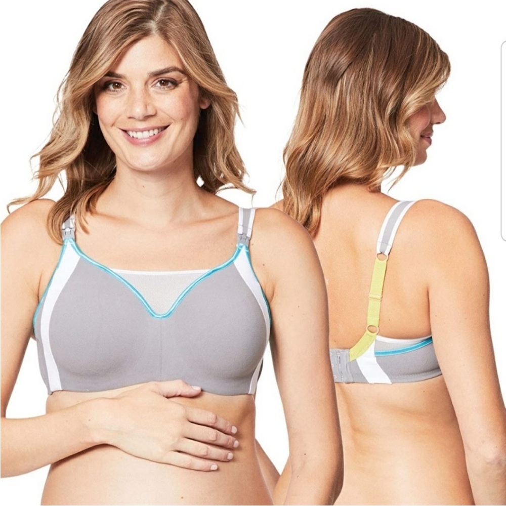 Cake Maternity Lemon Zest Bra Nursing Sports Bra NWT 32D